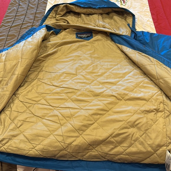 Patagonia Other - Patagonia Stoss Puffer Jacket Hoodie Full Zip Blue Men’s Size Large
